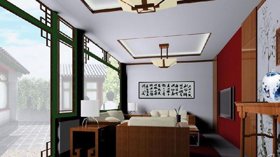 中式四合院裝修效果圖