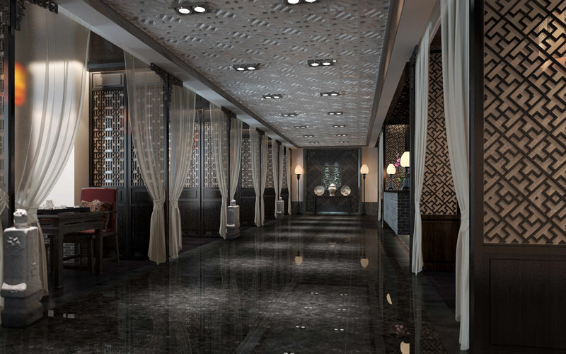 典雅樸素的空間體驗 四合院普通酒店裝修設(shè)計借鑒